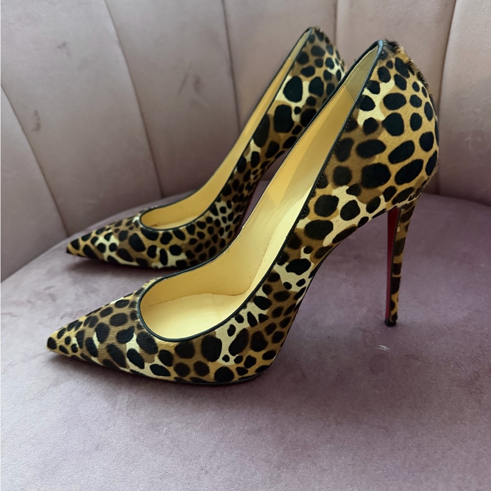 Christian Louboutin Leopard Print Pumps